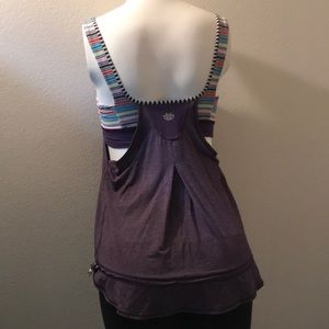 LuLu Lemon RARE racer tank with built in bra.